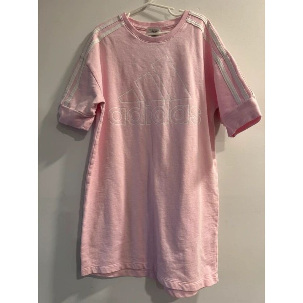 Girls Light Pink Adidas Dress-Size Small 7/8